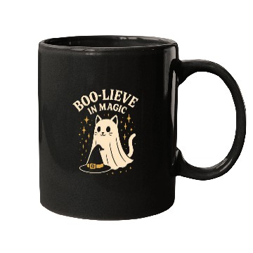 Discover Enchanting Cat in Magic Costume Mugs