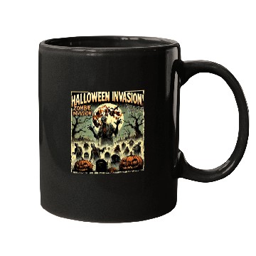 Discover Halloween Zombie Invasion Mugs