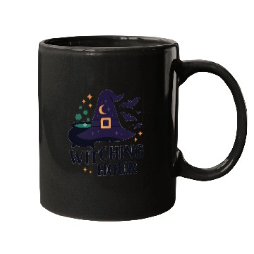 Discover Witching Hour Night Scene Design Mugs