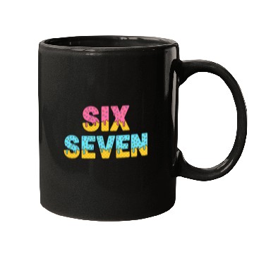 Discover 67 Six Seven Meme Funny Ice Cream Drip Waffle Cone Mugs