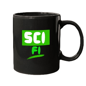 Discover Sci-fi typography for science fiction lovers  Mugs
