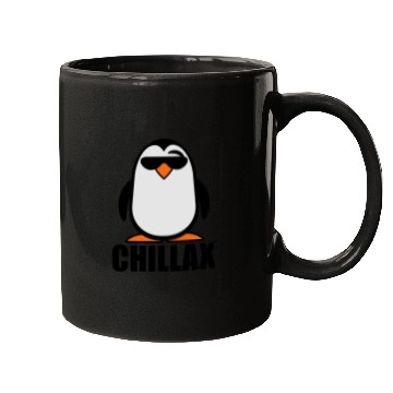 Discover Chillax Penguin Mugs