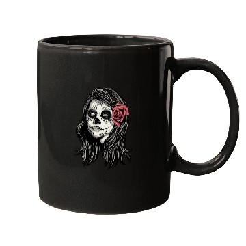 Discover Santa Muerte Holy Woman Mugs
