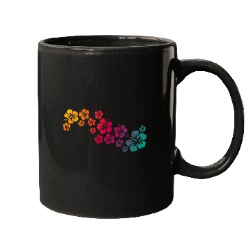 Discover hibiscus blooms - colored Mugs