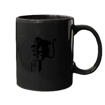 Discover Banksy Detinator Monkey Mugs
