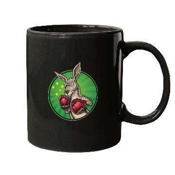 Discover Boxing Kangaroo Mugs