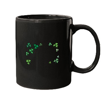 Discover Dark green shamrocks, St Patrick's Mugs