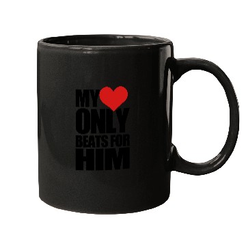 Discover My Heart only_beats_for_him Mugs