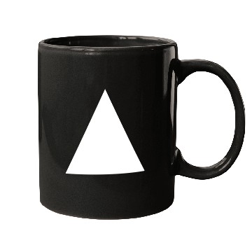 Discover White Triangle Mugs