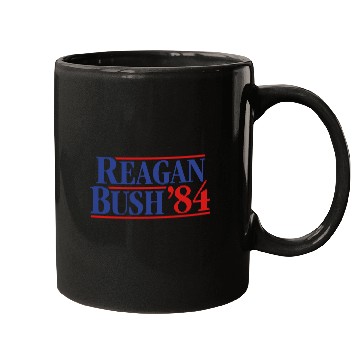 Discover Reagan - Bush ’84 campaign Mugs
