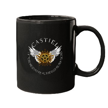 Discover Castiel Protection Symbol Mugs