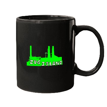 Discover Zug Island Detroit River Industry Mugs