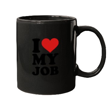 Discover I love my job Mugs