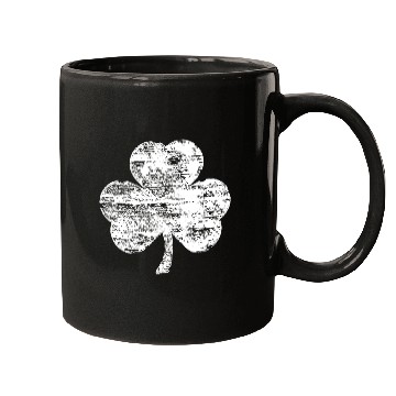 Discover Distressed White Shamrock Mugs