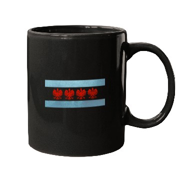 Discover Chicago Polish Flag Mugs
