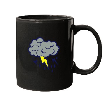 Discover lightning cloud rain storm 606 Mugs