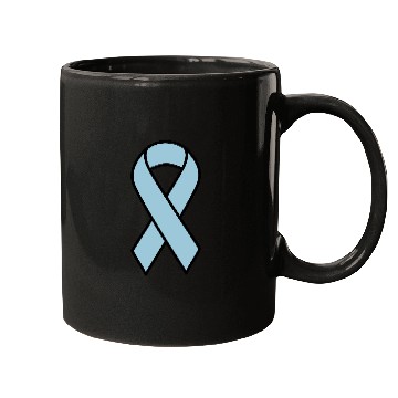 Discover Light Blue Prostate Cancer Ribbon Mugs