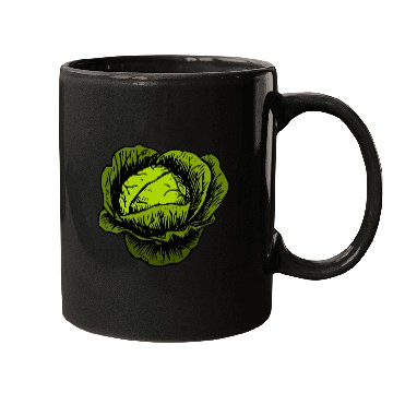 Discover Green Cabbage Mugs