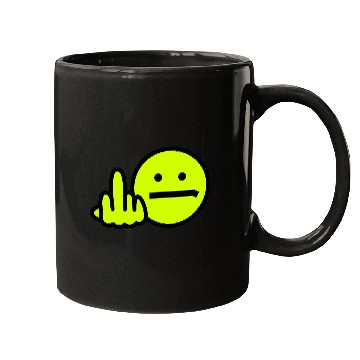 Discover Angry Smiley technical remix Mugs