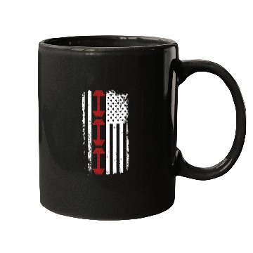 Discover Workout - Awesome american flag Mugs