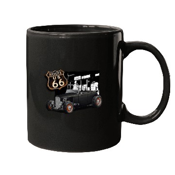 Discover Route 66 1932 Ford Roadster Mugs