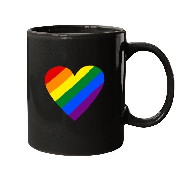 Discover Rainbow Heart Mugs