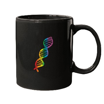 Discover LGBT Rainbow DNA, gay pride Mugs