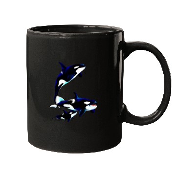 Discover Orca Family Mugs