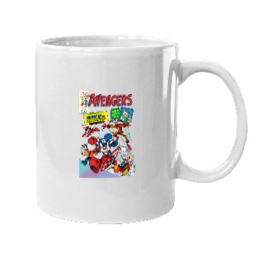 Discover Disney 100 Mickey Mouse & Friends Avengers Comics Book Retro Mugs