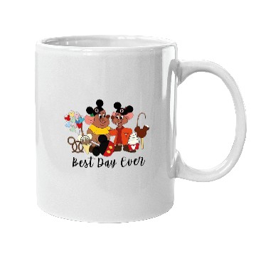 Discover Best Day Ever Jaq and Gus Gus Mugs, Disney Trip Mugs, Disneyland Cinde Mugs, Disney Mice Mugs