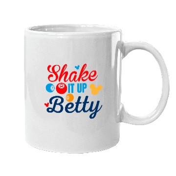 Discover Shake it up Betty! Disney Cruise Line Bingo Mugs | Disney Cruise Mugs | Disney Bingo Mugs