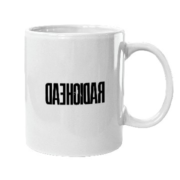 Discover Radiohead Mirrored Black Mugs