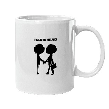 Discover Shake hands With Black Radiohead Mugs