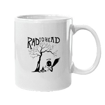 Discover Radiohead Under Black Tree Mugs