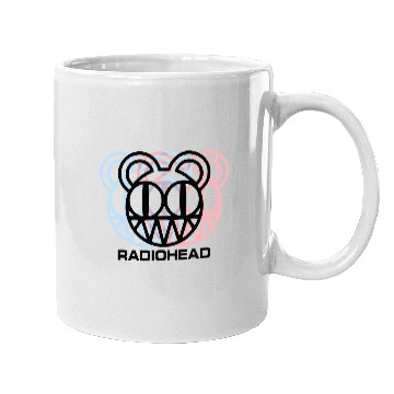 Discover Radiohead Distort Head Mugs