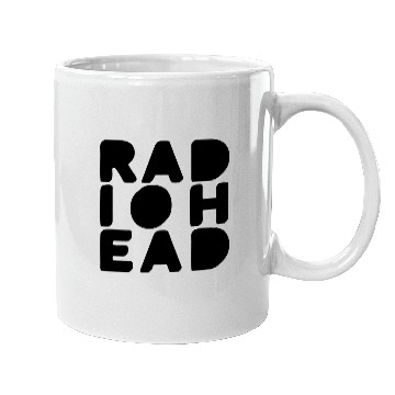 Discover Simple Bold Text Radiohead Mugs
