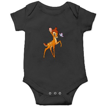 Discover Disney Bambi Young Bambi Classic Cute Happy Pose Logo Onesies