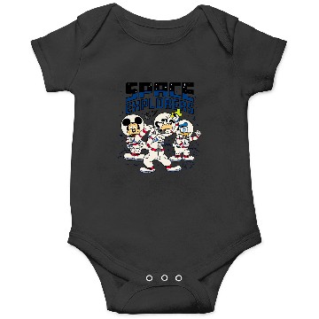 Discover Disney Mickey Goofy Donald Space Explorers Onesies