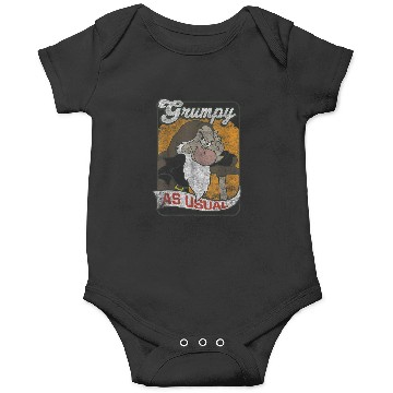 Discover Disneyss Snow White Grumpy As Usual Vintages Card Onesies