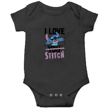 Discover Disney Valentines I Love Stitch Onesies