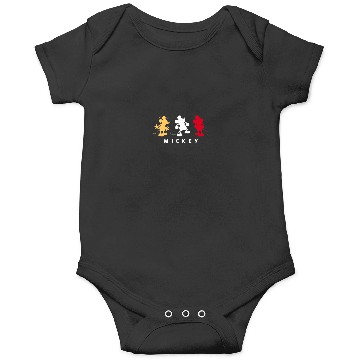 Discover Amazon Essentials Disney Mickey Silhouette Trio Onesies