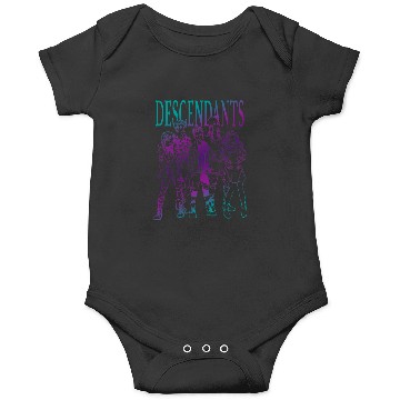 Discover Disney Descendants Group Gradient Outline Poster Onesies