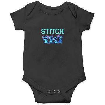 Discover Disney Lilo Stitch Multi Pose Line Up Onesies