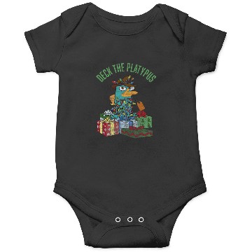 Discover Disney Phineas and Ferb Christmas Perry Deck The Platypus Onesies