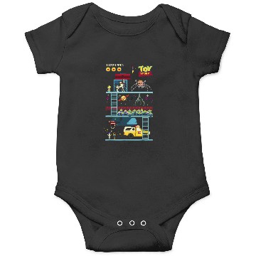 Discover Disney Pixar Toy Story 8-Bit Video Game Scene Onesies