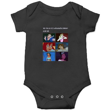 Discover Disney Princess Not Dramatic Meme Panel Onesies