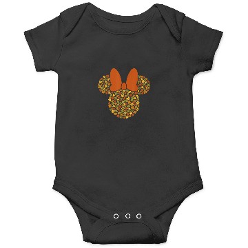 Discover Disney Minnie Mouse Icon Autumn Fall Leaves Onesies