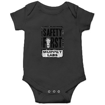 Discover Disney The Muppets Safety First Sign Beaker Distressed Onesies