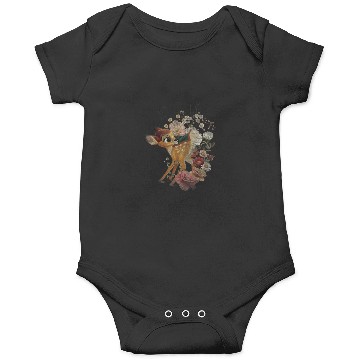 Discover Disney Bambi Vintage Floral Poster Onesies