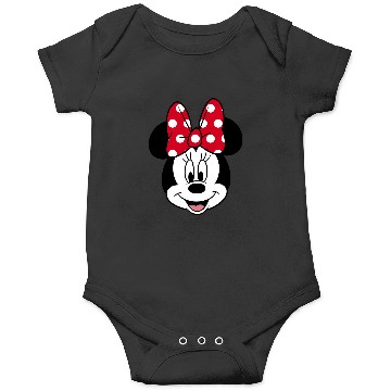 Discover Disney Minnie Mouse Pretty Face Classic Logo Onesies